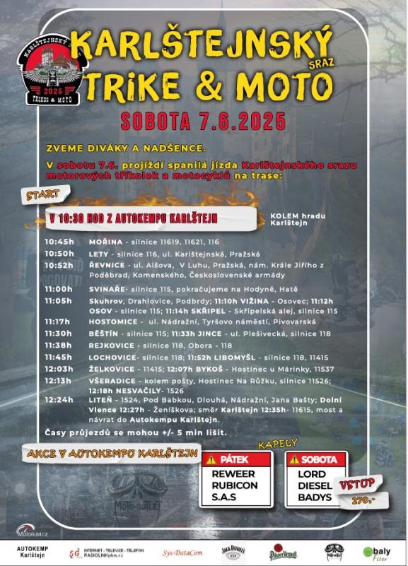 Karlštejnský TRIKE a MOTO